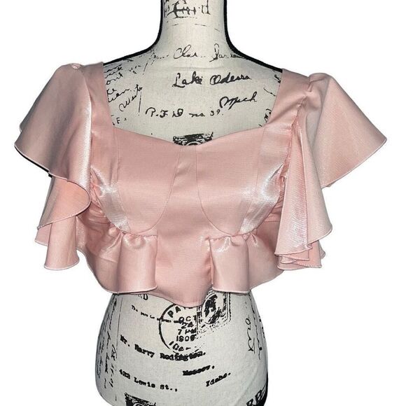 Ontwelth pink crop top medium - Picture 4 of 7